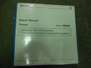 1998 99 00 2001 VW Passat Ewd Problemas Componentes Servicio Manual Final Ed - Imagen 1 de 12