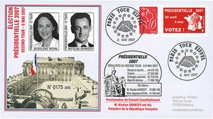EP07-2a FDC "France Election Présidentielle 2007 - 2e TOUR / ROYAL - SARKOZY" - Picture 1 of 1
