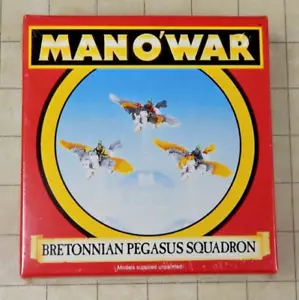 Games Workshop Citadel Man O' War BRETONNIAN PEGASUS SQUADRON in shrink - Picture 1 of 1