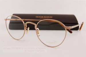 New Oliver Peoples Eyeglass Frames OP-47 OV 1330T 5035 Gold Titanium 47mm - Picture 1 of 7