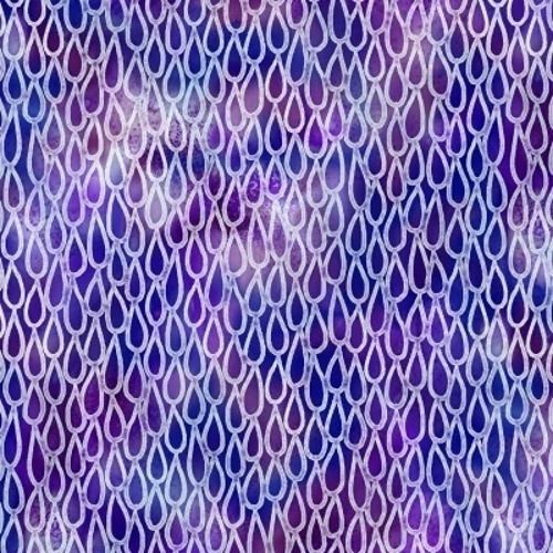    Paintbrush Studio Free Form 120 13133 Purple Loops  COTTON BTY - Image 1 of 1