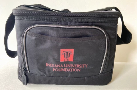 Indiana University IU Hoosiers Foundation Soft Side Cooler w/Strap 6-Pack NWOT Cover