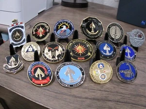 Lot of 16 CIA Challenge Coins SAD SOG Seal Team VI Spy vs Spy NOC GRS SIG - Picture 1 of 18