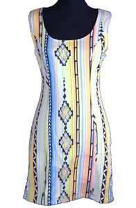 Women's size S (8) short stretchy denim cut out mini dress by MinkPink - Picture 1 of 5