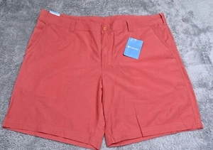 Columbia Mens Rust Red Shorts Size 42 Waist 8" Inseam Cotton Blend NWTS - Picture 1 of 6