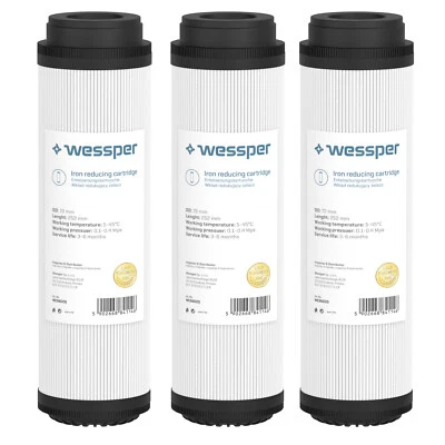 Enteisenung Kartusche 10 Zoll Wasser vorfilter Wasserreinigung Wessper 3 Stück  - Bild 1 von 4