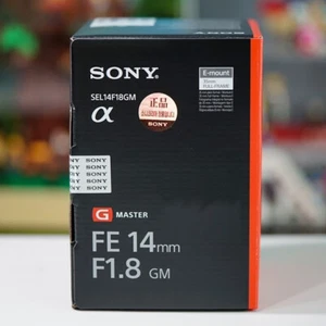 Sony FE 14mm F1.8 GM Lens SEL14F18GM New Sealed - Picture 1 of 2