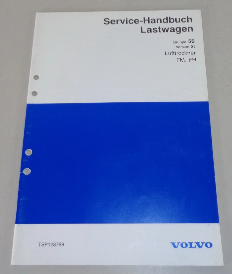 Manual De Taller Volvo Camión FM / FH Secador De Aire De 1999 - Imagen 1 de 1