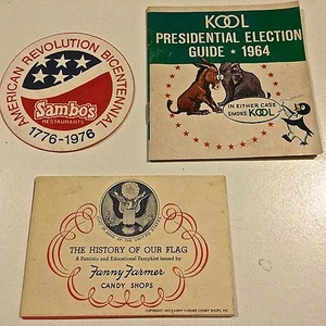 POLITICAL ITEMS WITH ADVERTISING - Picture 1 of 4