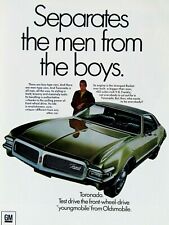 1968 Oldsmobile Toronado Vintage Separates The Men From Boys Original Print Ad