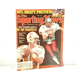 Sporting News Magazine April 13 1998 NFL Draft Peyton Manning Ryan Leaf - Picture 1 of 2