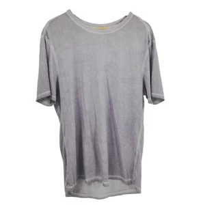 Lululemon Mens Gray Soft Tie Dye Short Sleeve Athletic T Shirt Size L? Basic Tee - Picture 1 of 9