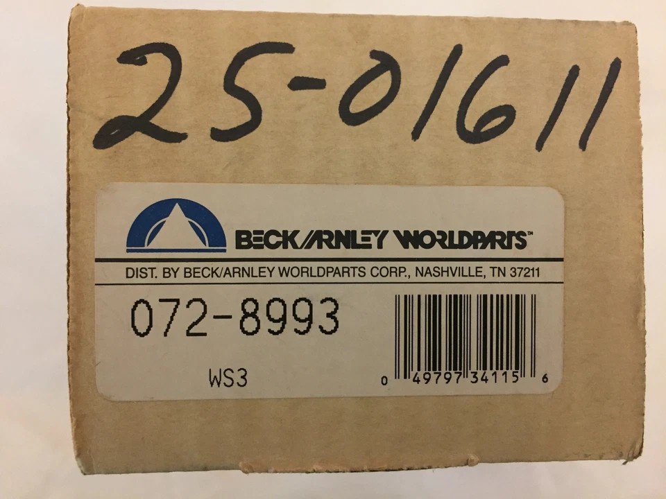 ГЛАВНЫЙ ТОРМОЗНОЙ ЦИЛИНДР BECK/ARNLEY подходит для 91 92 93 94 TOYOTA TERCEL  - Изображение 1 из 4