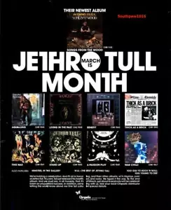 1977 Jethro Tull "Songs From The Wood/Album Collection" Industry Promo Ad Print - Picture 1 of 1
