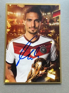 MATTS HUMMELS In-person signed DFB lim. WM 2014-Goldkarte 10x15 Autogramm - Picture 1 of 1