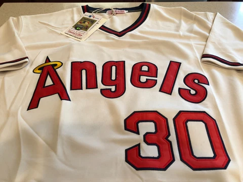Mitchell & Ness Cooperstown Collection 1973 CA Angels Nolan Ryan Jersey Men's XL Cover