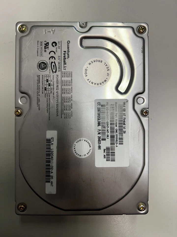 HDD QUANTUM FIREBALL LCT 20 40GB 3,5" - Immagine 1 di 1