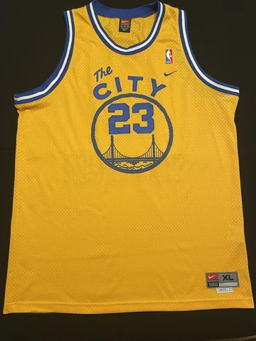 JASON RICHARDSON GOLDEN STATE WARRIORS THE CITY NIKE SWINGMAN JERSEY HWC MEN XL Cover