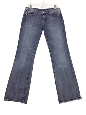 Vigoss Jeans Womens Bootcut Juniors Size 13 Blue Med Wash Button Flap Pocket - Image 1 of 4