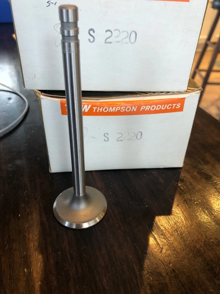 Pontiac 347 370 389 Exhaust Valve SET 1957-1960 27 28 CHIEFTAN SUPER CHIEF STAR - Imagem 1 de 3