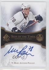 2007-08 SP Authentic Sign of the Times Marc Pouliot Marc-Antoine #ST-MP Auto