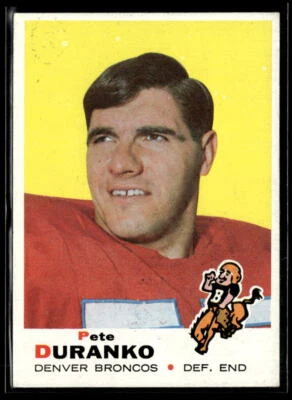 1969 Topps #182 Pete Duranko VG/G - Image 1 of 2