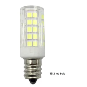 1pcs/10pcs E12 Candelabra C7 Base LED Light bulb 64-2835 Ceramics 5W White/Warm - Picture 1 of 5