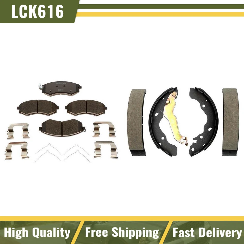 Pastillas de freno delanteras de cerámica herrajes y zapatas traseras para Hyundai Elantra 2005 2006 Foto 1 de 4