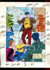 MISTER MIRACLE 10 SEITE 02 COLOR GUIDE-ORIGINAL ART-SPLASH-WEIN-PHILLIPS - Bild 1 von 1