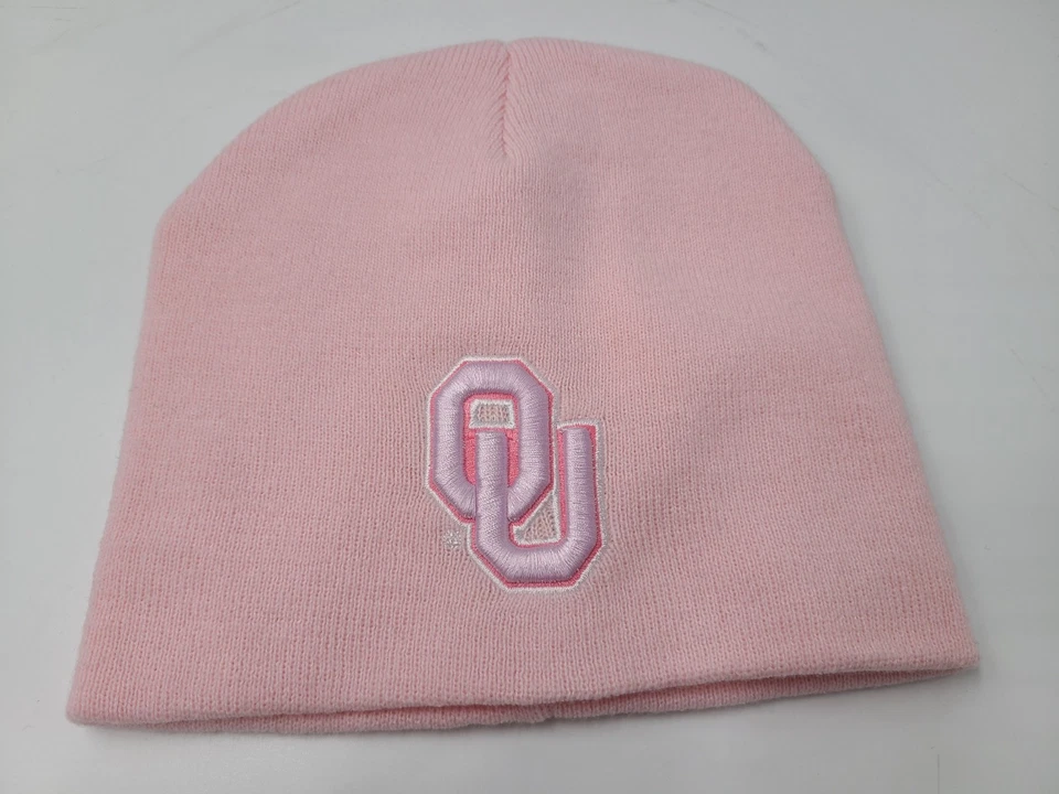 Women University of Oklahoma Sooners Beanie Winter Knit Hat Stocking Cap NCAA - Image 1 of 4