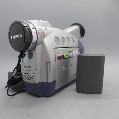 Canon MV500 Handheld MiniDV Camcorder Silver Tested - Image 1 of 4