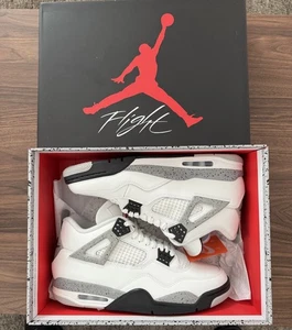 Nike Air Jordan 4 Retro White Cement (2025) FV5029-100 Mens Size 10.5 Brand New - Bild 1 von 9