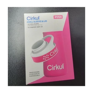 Cirkul Chill Sleeve & Comfort Grip Lid for 22oz Bottle Pink - Picture 1 of 5