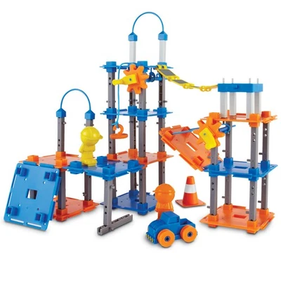 Learning Resources City Engineering & Design - Children's 100 Piece Building Set - Image 1 of 4