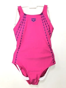 Arena Girls' Swimsuit G Rising Sun JR One Piece, Freak Rose, Pink, 140 - Picture 1 of 4