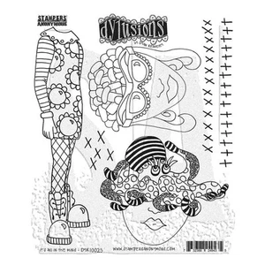 Dylusions Stampers Anonymous Cling Stamps - It's All in The Mind DYR10025 - Bild 1 von 3