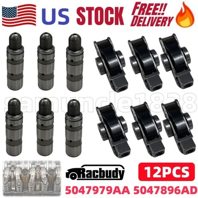 Intake & Exhaust Lifters Rocker Arms Kit For Jeep Grand Cherokee 3.6L 2016-2023 Foto 1 de 4