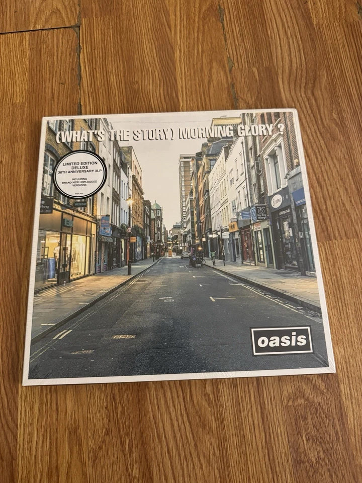 SEALED Oasis What's The Story Morning Glory Deluxe 30th Anniversary Vinyl 3LP - Image 1 of 1