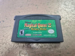 Magical Quest 2 Mickey & Minnie - Authentic Nintendo GameBoy Advance GBA - Picture 1 of 2