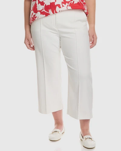 Женские белые брюки Marina Rinaldi Raduno размер США 20 новые с ценниками MR 29 - Изображение 1 из 4