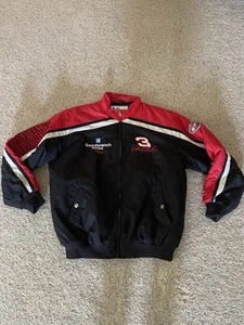 Dale Earnhardt #3 Man In Black Vintage NASCAR Chase Windbreaker Jacket Size L - Bild 1 von 7