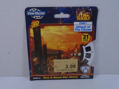 2013 VIEW MASTER--STAR WARS ATTACK OF THE CLONES--3 REEL SET (NEW) - Image 1 of 4