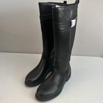 St. John's Bay Black Riding Boots Women's Sz 10W Winterwood 100-4082 New-No box - Image 1 of 4