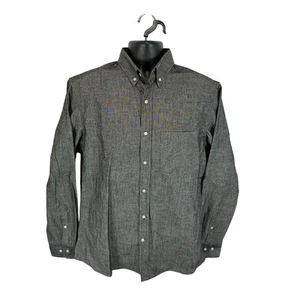 Gustin Baumwolle Langarm Freizeit Hemd Grau Gr. XL Preppy Casual - Bild 1 von 11