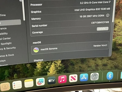 Apple Mac Mini A1993 (2018) i7-8700B 3.20GHz 16GB RAM 512GB SSD - Image 1 of 4