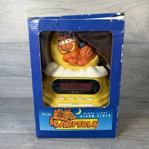 Garfield Wecker Nachtlicht Zeon voll funktionsfähig Sammlerstück nagelneu - Bild 1 von 13