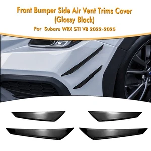 4pcs Gloss Black Front Side Air Vent Trims Cover For Subaru WRX STI VB 22-25 23 - Bild 1 von 12
