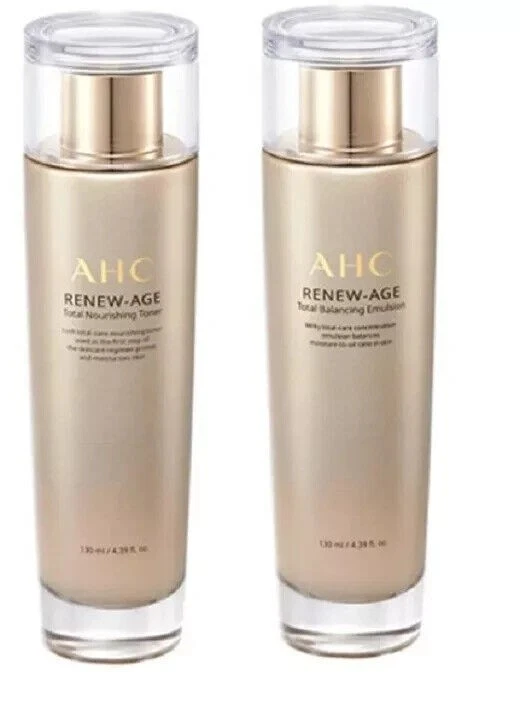 AHC Renew Age Total Nourishing Toner 130ml & Balancing Emulsion 130ml-Anti-Aging - Image 1 of 1