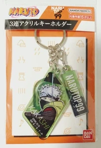Naruto Kakashi Llavero Acrílico 3 Filas Bandai Estuche Transparente Usado - Imagen 1 de 3