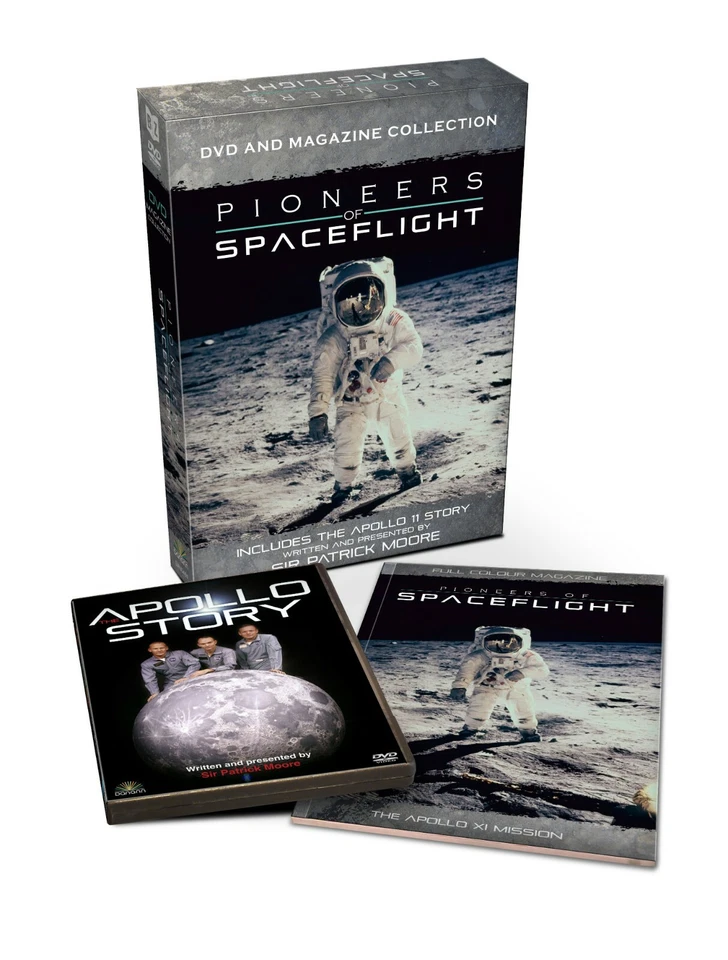 Pioneers of Space Flight DVD and Magazine Book Gift Set Apollo 11 Story - Image 1 of 1